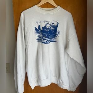 Vintage Big Sur Otter sweat shirt size L